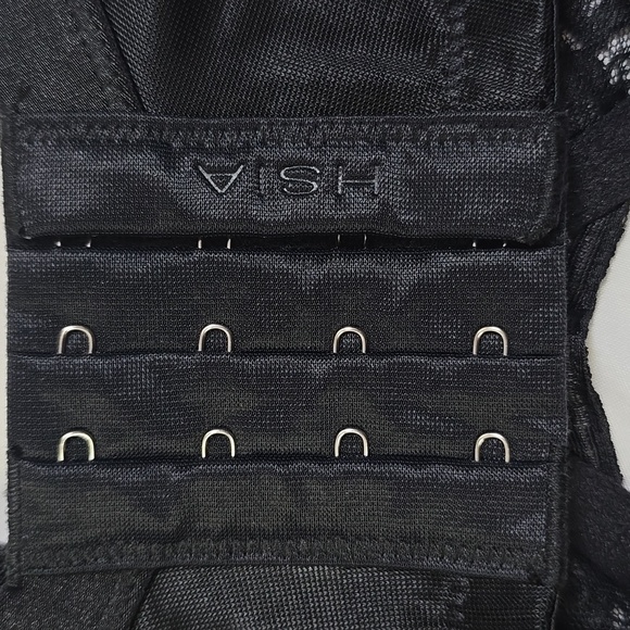 Hsia Lace Elegant Black Full Coverage Lift Underwire Bra Size 36G NwT. - Picture 6 of 7